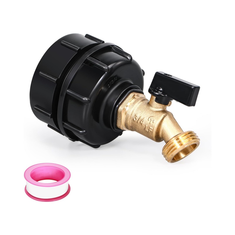 IBC Adapter W/ Shut Off Valve